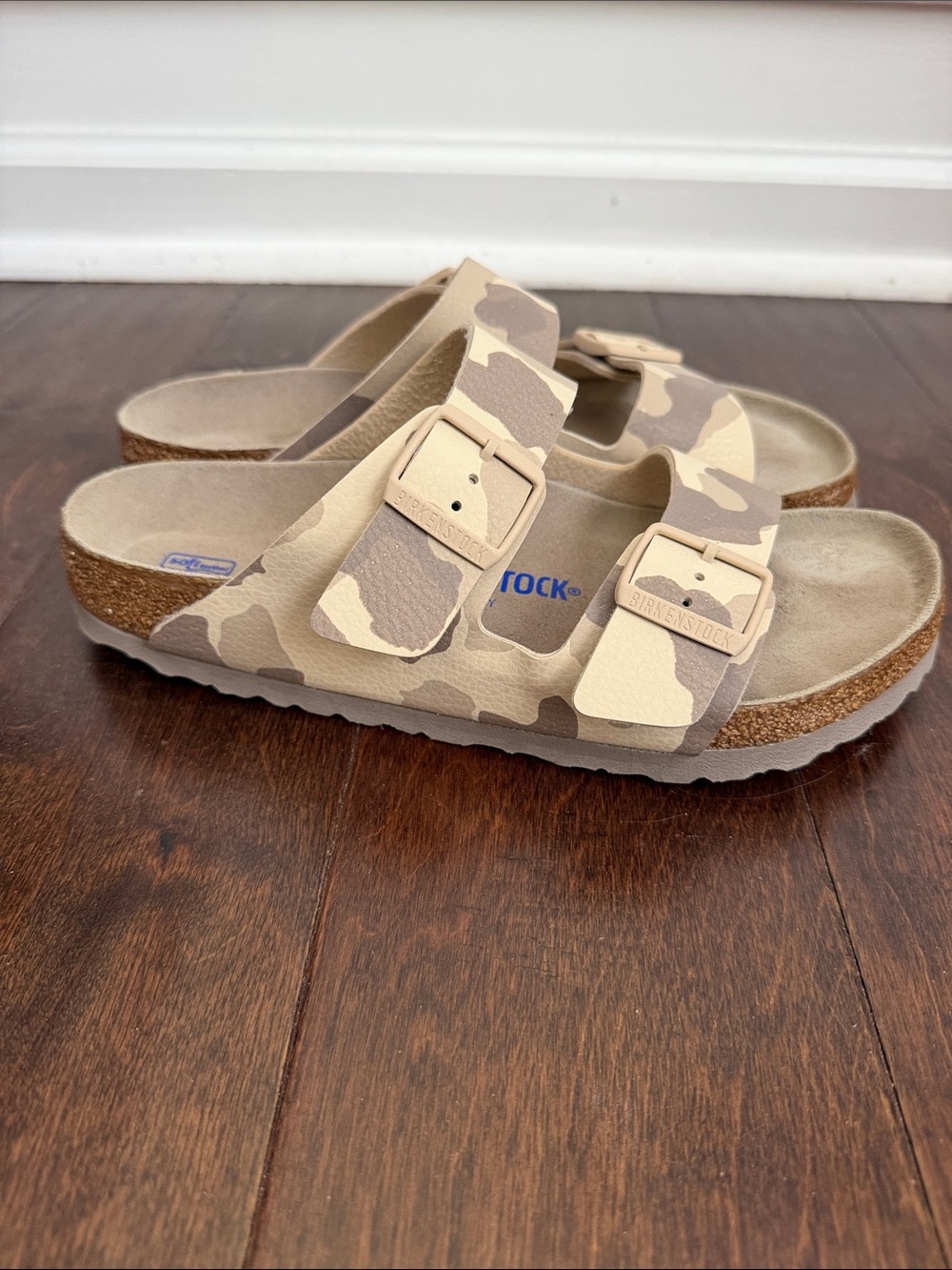 Birkenstock Arizona camo Desert Soil Gray Taupe 40 9 soft footbed - Picture 4 of 5